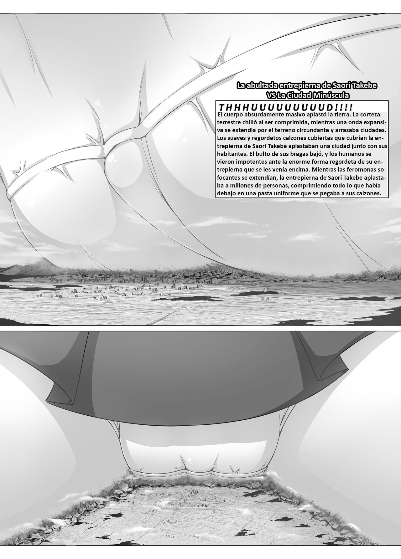 [Ochikonium (Terada Ochiko)] Chou Kyodai Takebe Saori-dono (Girls und Panzer) [Spanish] [Digital] 이미지 번호 5