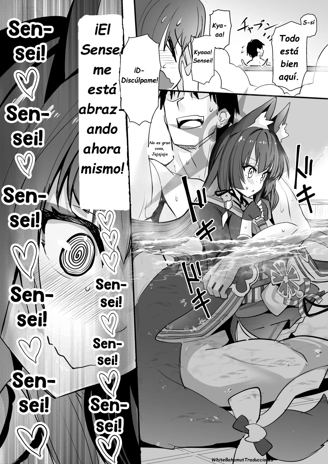 [Yamitsuki Honpo (Wise Speak)] Kosaka Wakamo wa Aitakute | Wakamo Kosaka quiere verte (Blue Archive) [Spanish] [White Bahamut Traducciones] [Digital] Bildnummer 5