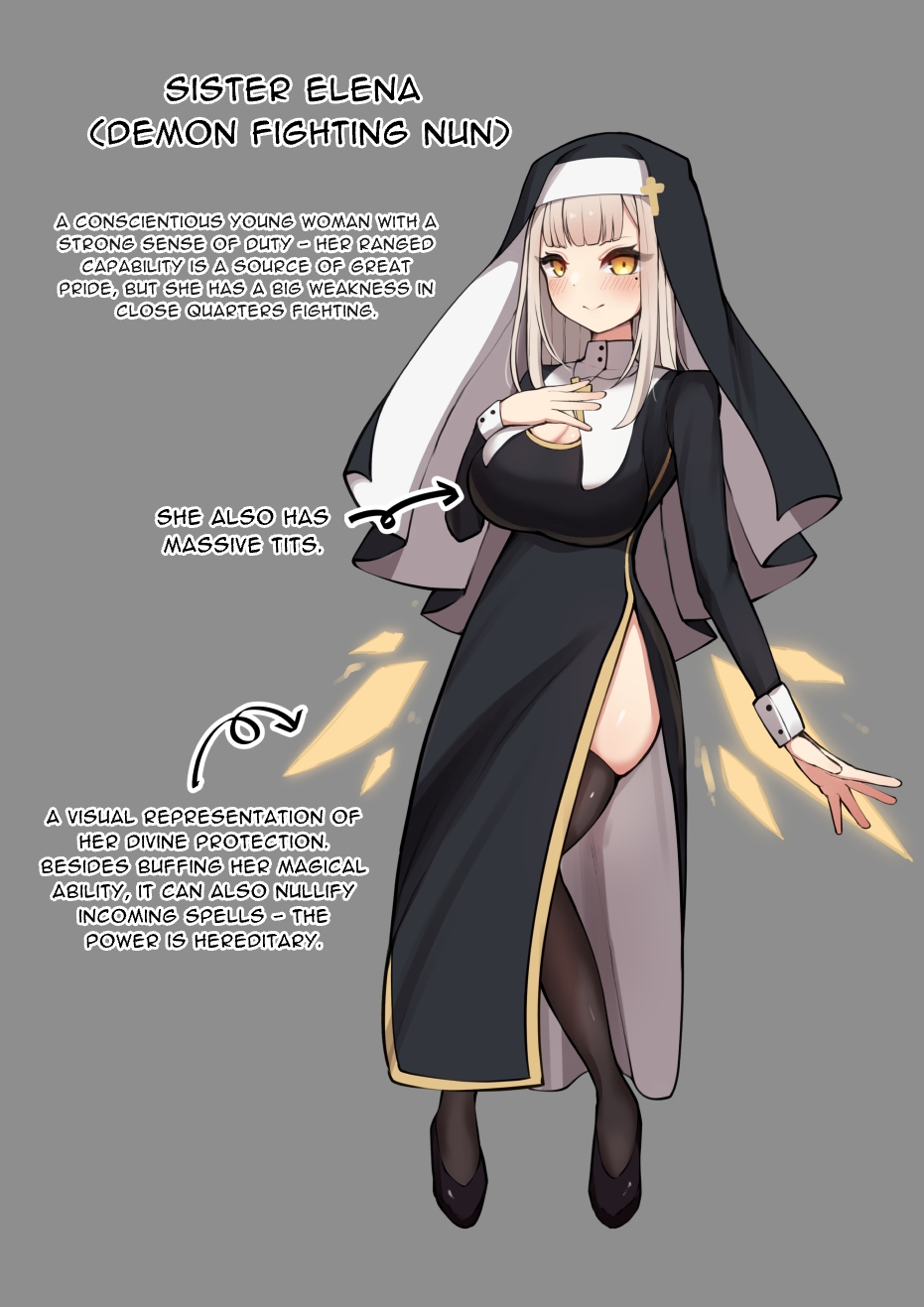 [Bonnouji Yura (Bonnouji Yura)] Taima Sister Shokushu Naedoko Hon | Exorcist Nun Tentacle Seedbed Book [English] [Digital] 画像番号 2