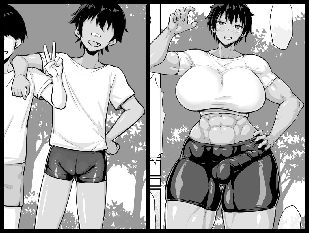 [Nia] Sunen-buri ni Atta Shin'yuu ga Choushin Futanari Kasshoku Kin'niku Musume ni Natte ita 画像番号 1