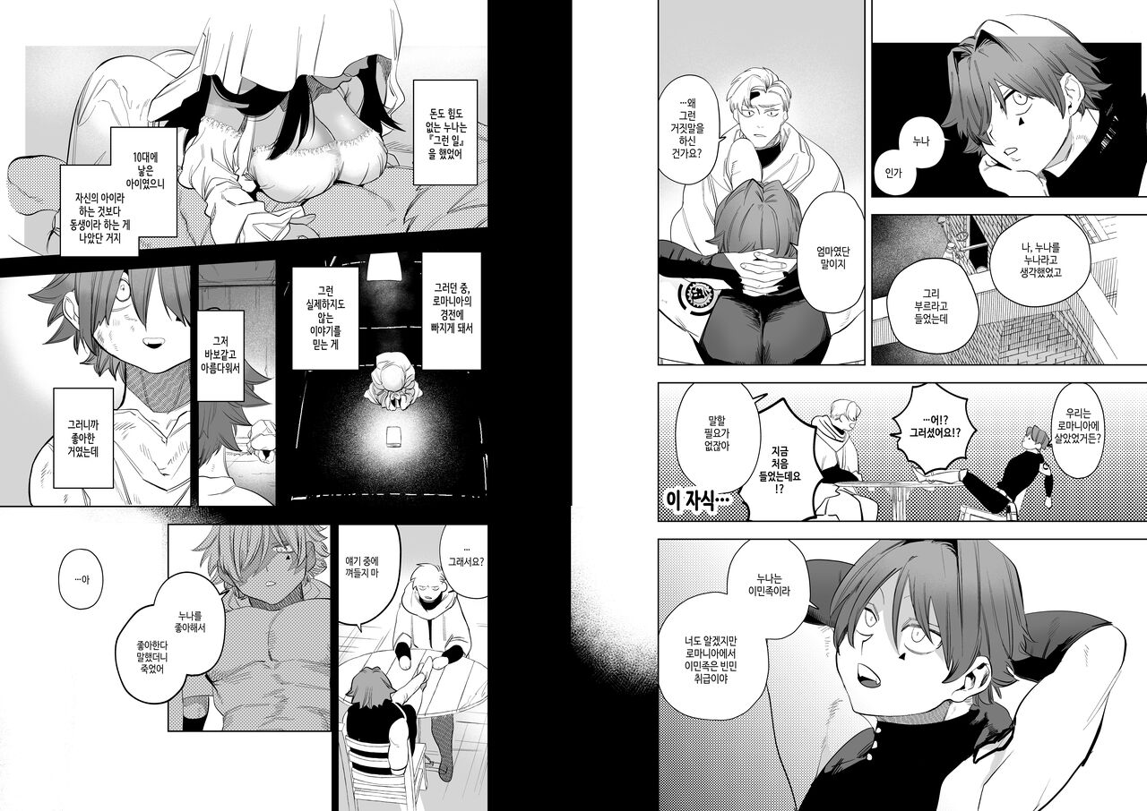 [Sakiccyo dake!(Horita ahan)] Isekai Trip Saki de Tasuketekureta noha , Hitogoroshi no Syounenn deshita . Syounenn Annsatsusya×Fubinn Onesan no Isekai Nagasare Sex | 이세계에 소환된 나를 구해준 것은, 살인자 소년이었습니다. 4 [Korean] [Digital] [DLsite] image number 14