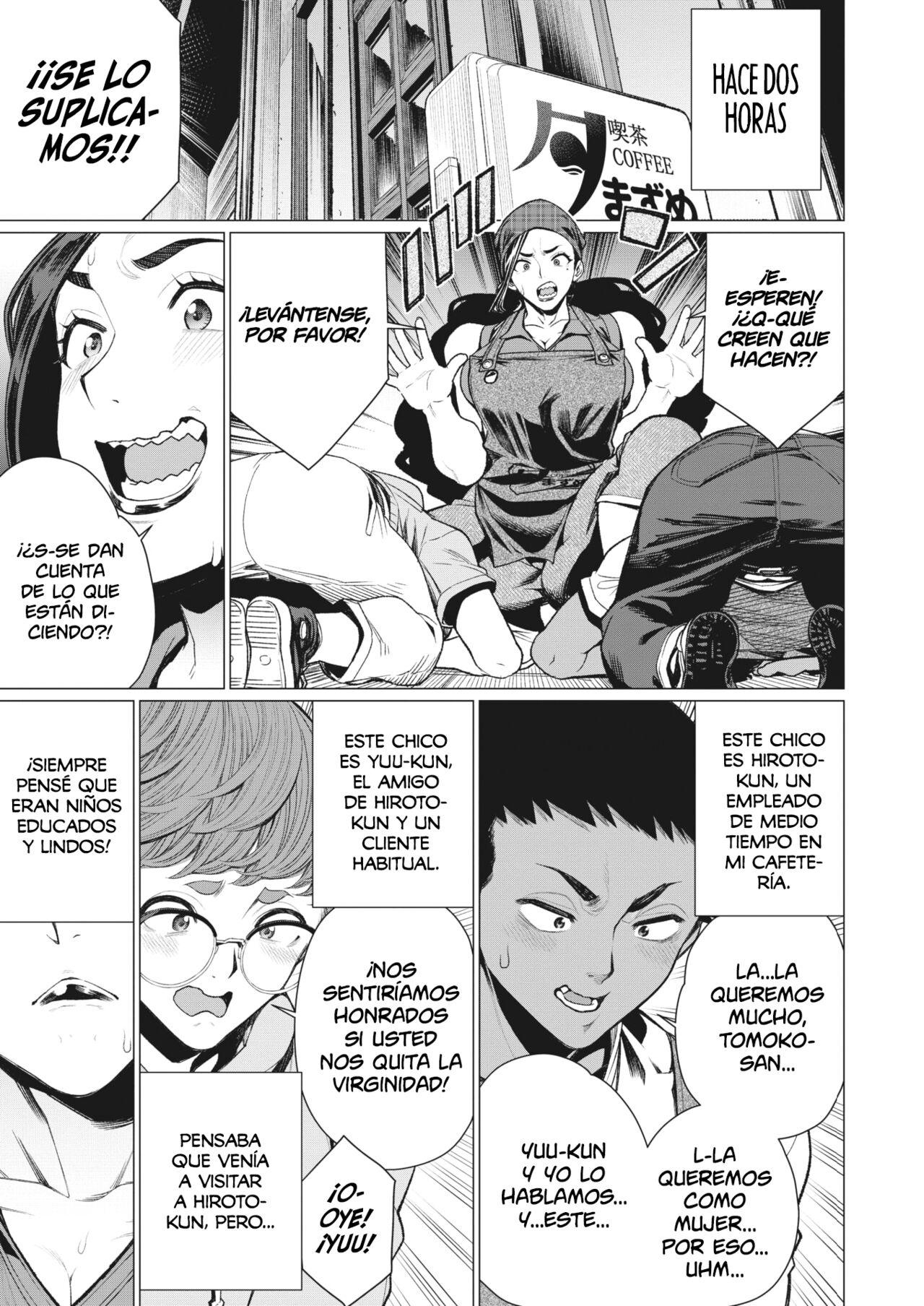 [Minamida Usuke] Hitoduma Kissa de juku niku Sando | ~Un Sándwich Especial de Carne Madura  en la Cafetería de la MILF Casada~ (COMIC HOTMiLK Koime Vol. 41) [Spanish] [Shirosaki Scans] [Digital] Bildnummer 3