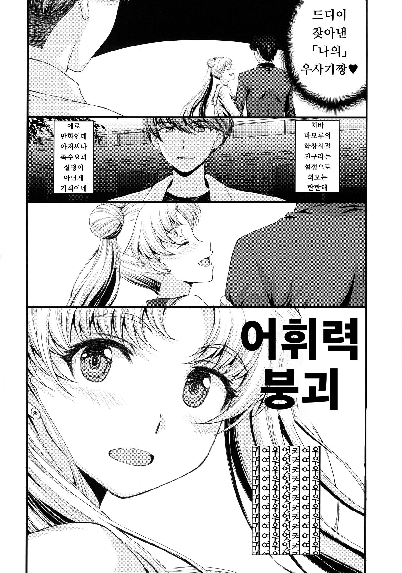 (C102) [Secret Society M (Kitahara Aki)] Usagi no Junjou!? Chin Make Bishoujo Senshi! (Bishoujo Senshi Sailor Moon) [Korean] 画像番号 3