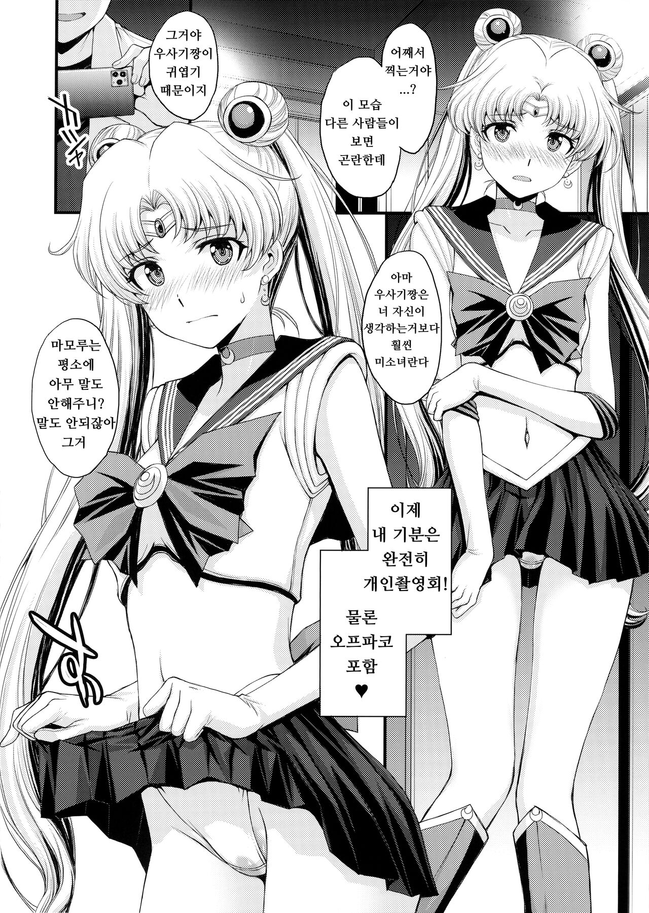 (C102) [Secret Society M (Kitahara Aki)] Usagi no Junjou!? Chin Make Bishoujo Senshi! (Bishoujo Senshi Sailor Moon) [Korean] 画像番号 7