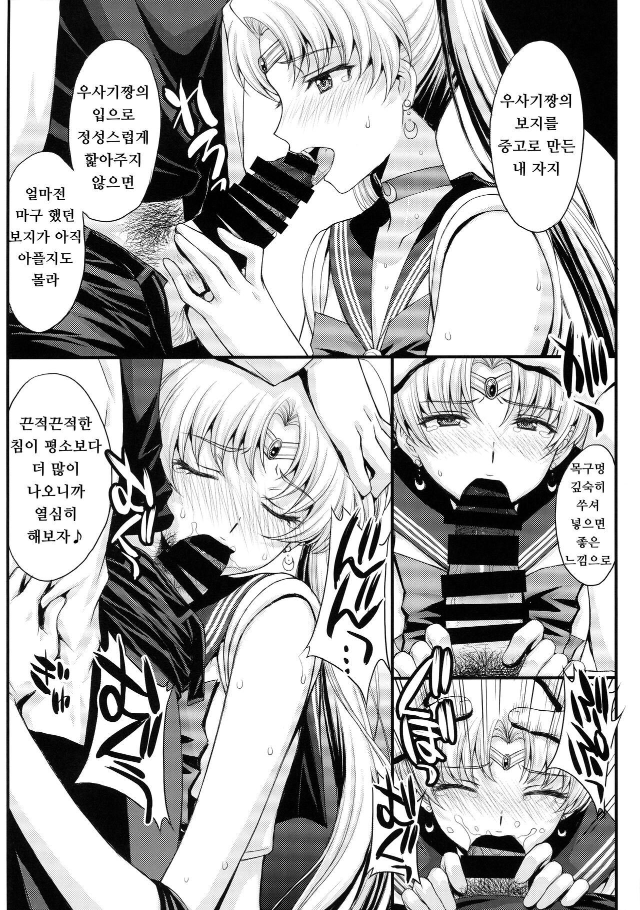 (C102) [Secret Society M (Kitahara Aki)] Usagi no Junjou!? Chin Make Bishoujo Senshi! (Bishoujo Senshi Sailor Moon) [Korean] 画像番号 9