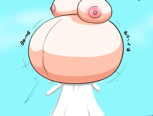 Escapefromexpansion (cumflation, stomach bulge, hyper penis, hyper breasts) 画像番号 77