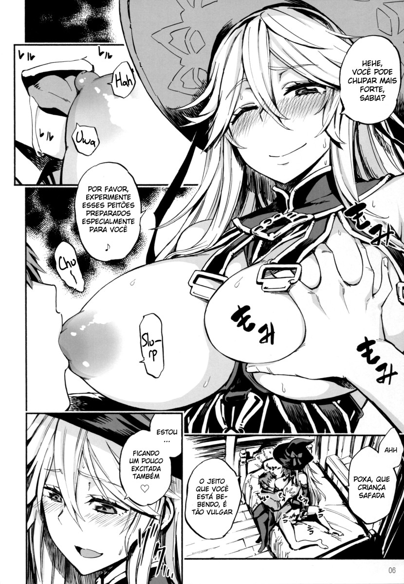 (COMIC1☆11) [Castella Tamago (Piyopiyo)] Baburasete Ogyaru (Granblue Fantasy) [Portuguese-BR] image number 5