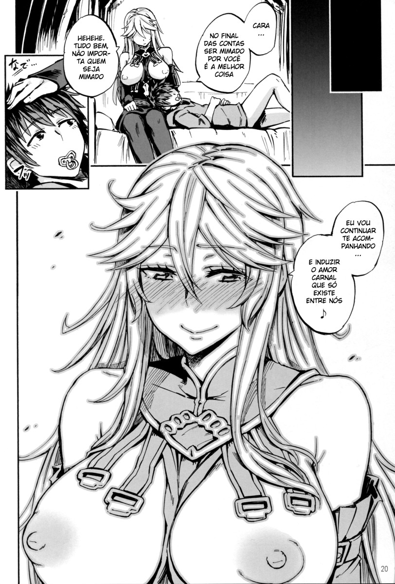 (COMIC1☆11) [Castella Tamago (Piyopiyo)] Baburasete Ogyaru (Granblue Fantasy) [Portuguese-BR] изображение № 19