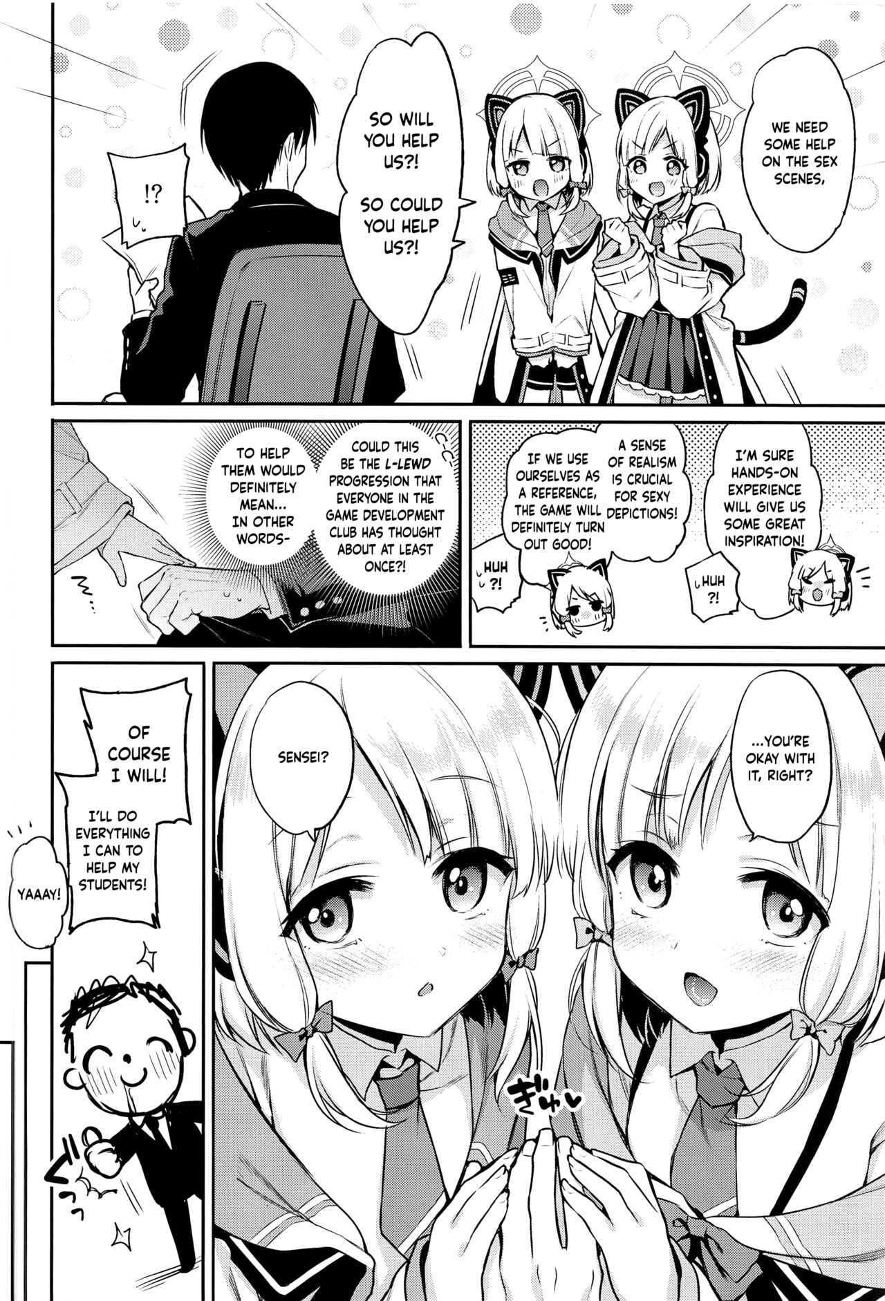 (C102) [K+W (sasachinn)] Sensei Koryaku Game | Going For Sensei's Route (Blue Archive) [English] [Douzo Lad Translations] Bildnummer 5