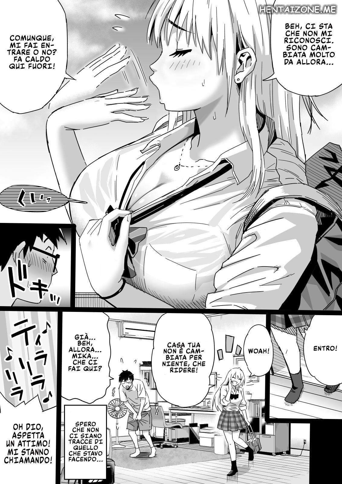 [Kamakiri Farm] Hisashiburi ni Saikai shita Osananajimi wa Dosukebe Gal ni Nattemashita. | la Mia Vecchia Amica Mika [Italian] Bildnummer 5