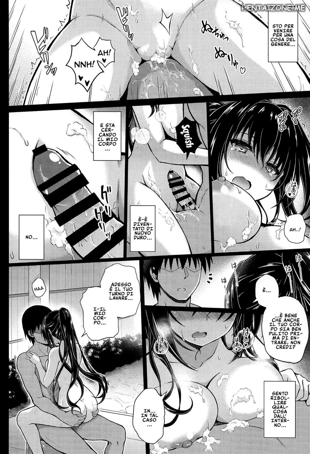 (COMIC1☆17) [Yumeya Honpo (Mukeikaku)] Daraku no Yukue | Scopare alle Terme (Saenai Heroine no Sodatekata) [Italian] 画像番号 13