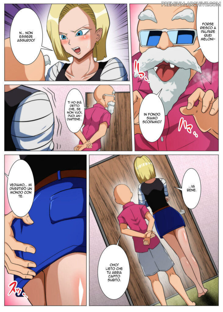 [Q Doujin] Ero Jii-san to Ecchi na Keiyaku o Shita Bakunyuu Hitozuma | Il Vecchio Maniaco fá un' Accordo con la Casalinga Tettona (Dragon Ball Z) [Italian] 图片编号 3
