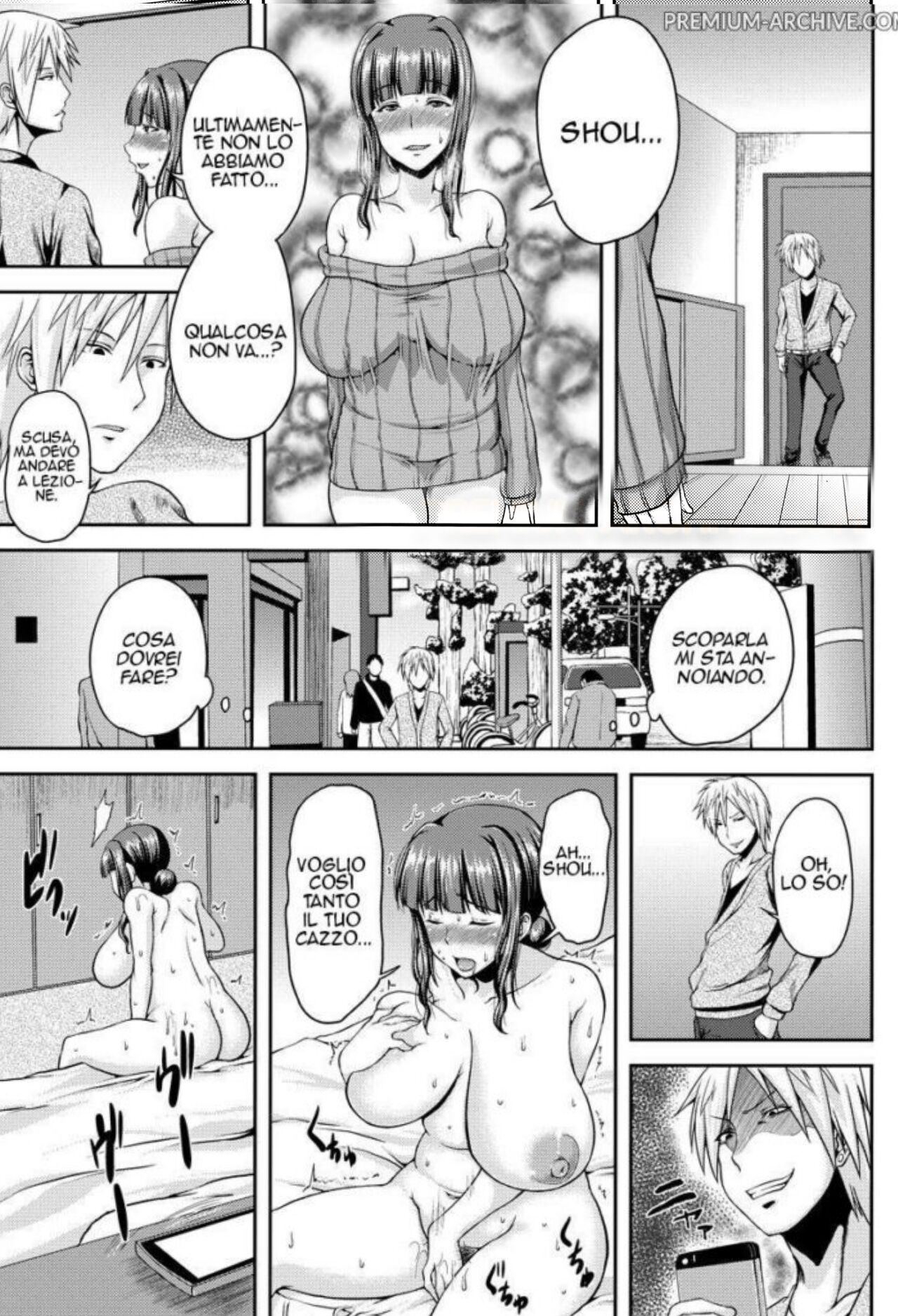 [Ozy] Bakunyuuzuma ~Shitsukete Rinkan~ | Addestramento alle Orgie della Casalinga Tettona (ANGEL Club 2015-01) [Italian] [Digital] Bildnummer 11