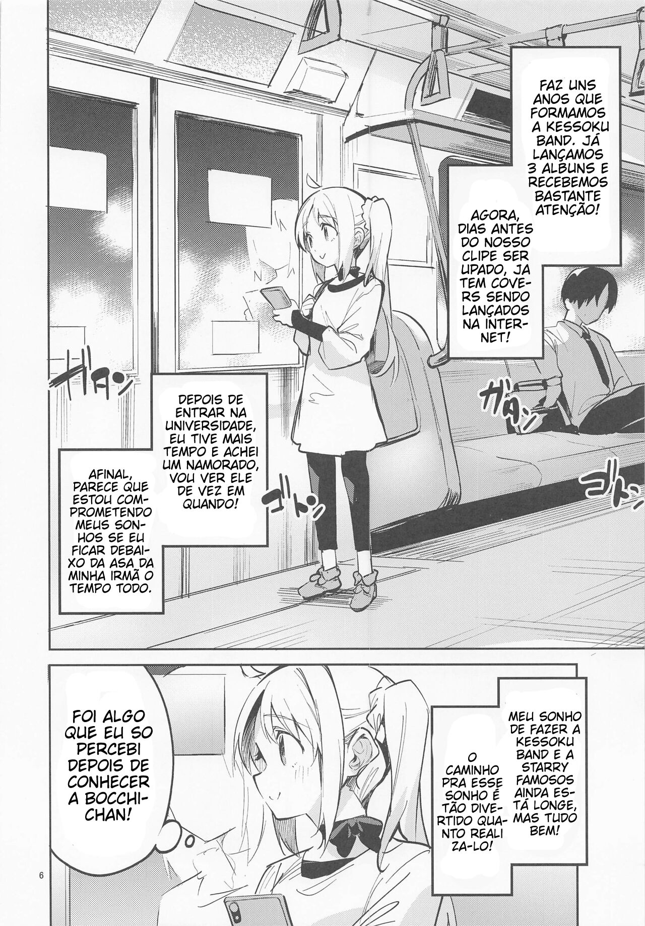 (C101) [Circle-FIORE (Ekakibit)] Yume ga Uta o Utau no da! (Bocchi the Rock!) [Portuguese-BR] Bildnummer 5