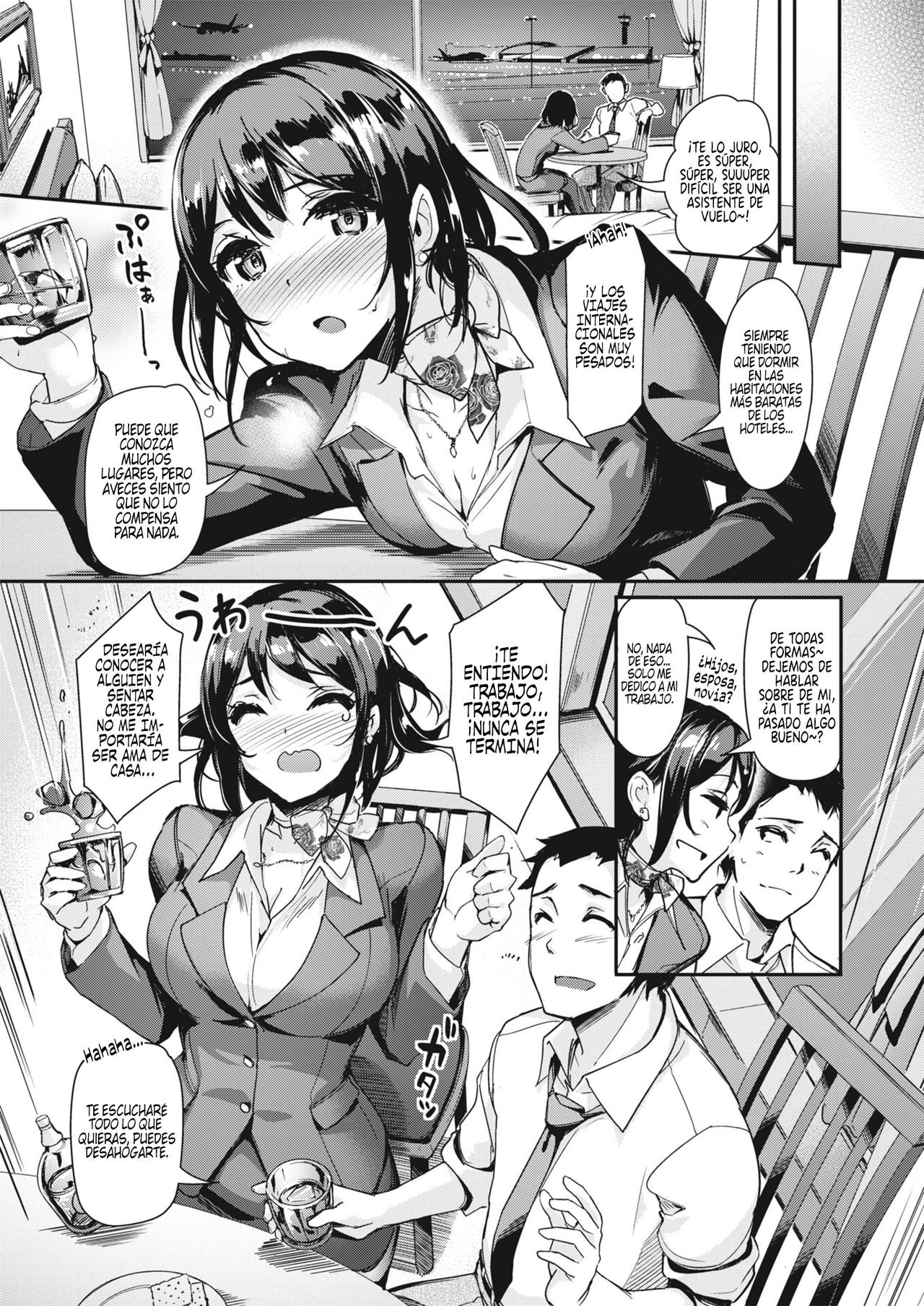 [Shimazu Tekko] Moto Kano First Class | Ex-Novios en Primera Clase (COMIC Kairakuten BEAST 2019-09) [Spanish] [Digital] 图片编号 5