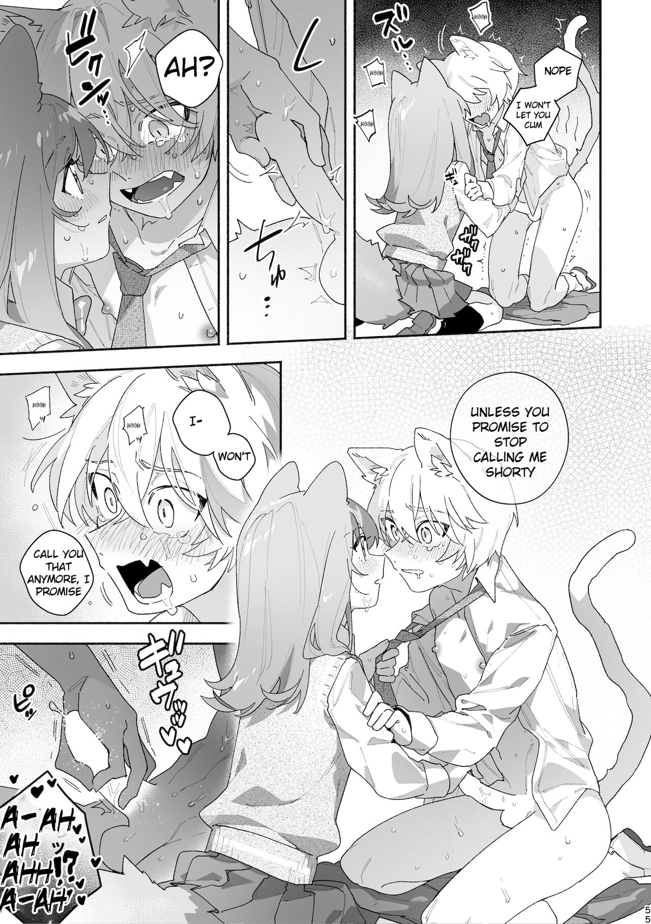 [pink carrot (usachanGET)] ♂ ga Uke. Neko-chan x Neko-kun [Digital] [English] Bildnummer 56
