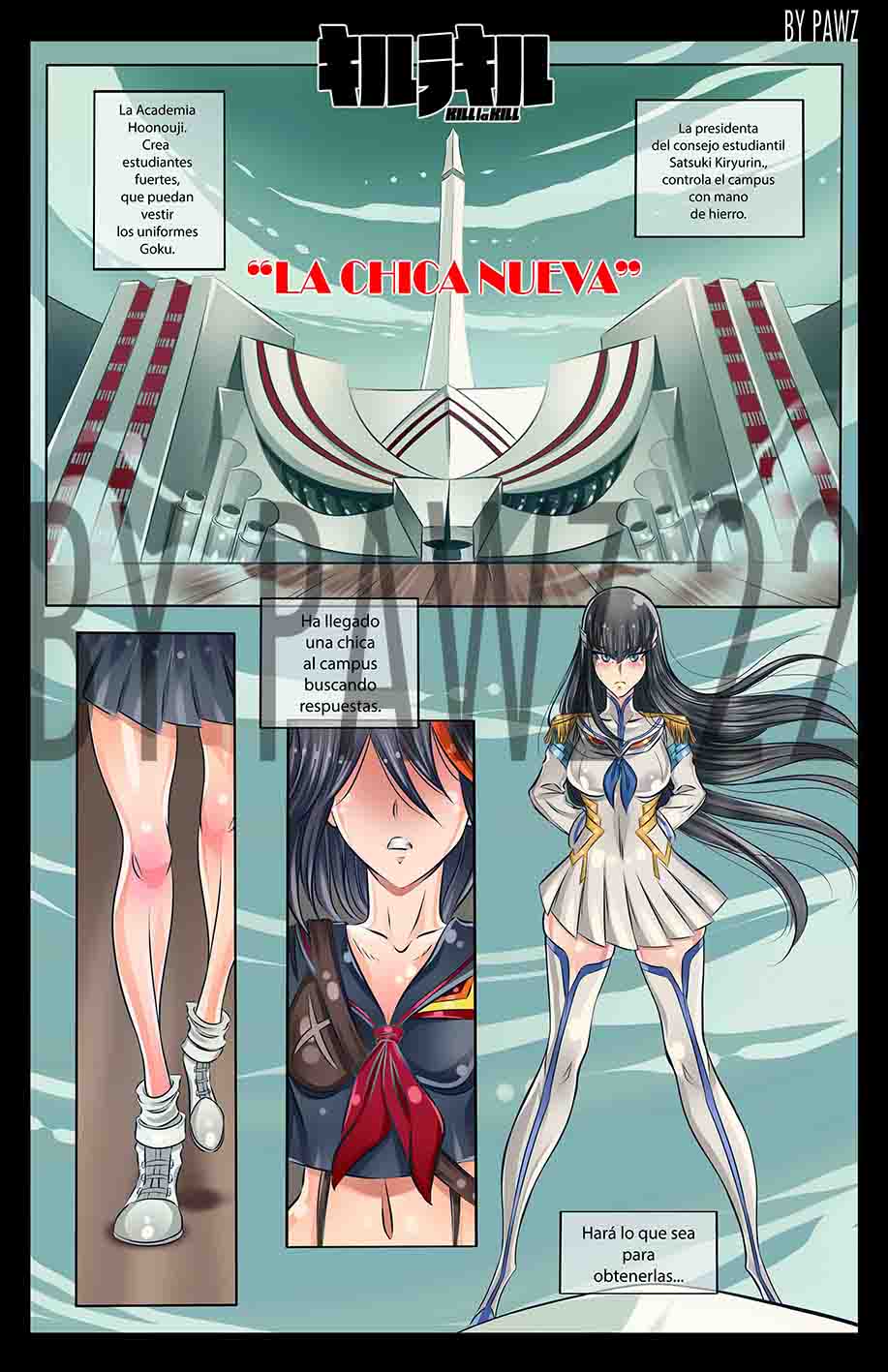 "La chica nueva" Kill la Kill doujinshi 3eme image