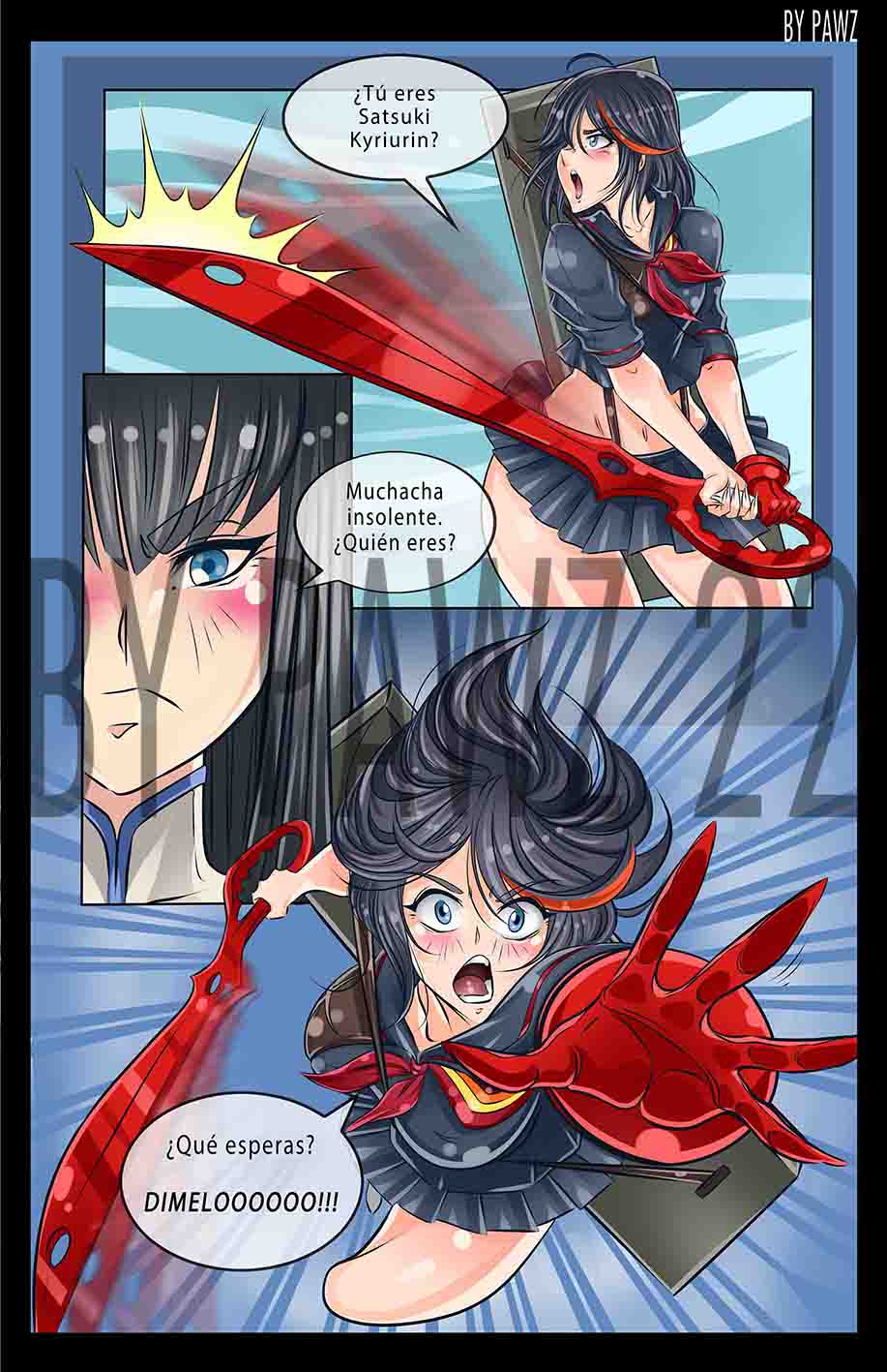 "La chica nueva" Kill la Kill doujinshi 4eme image