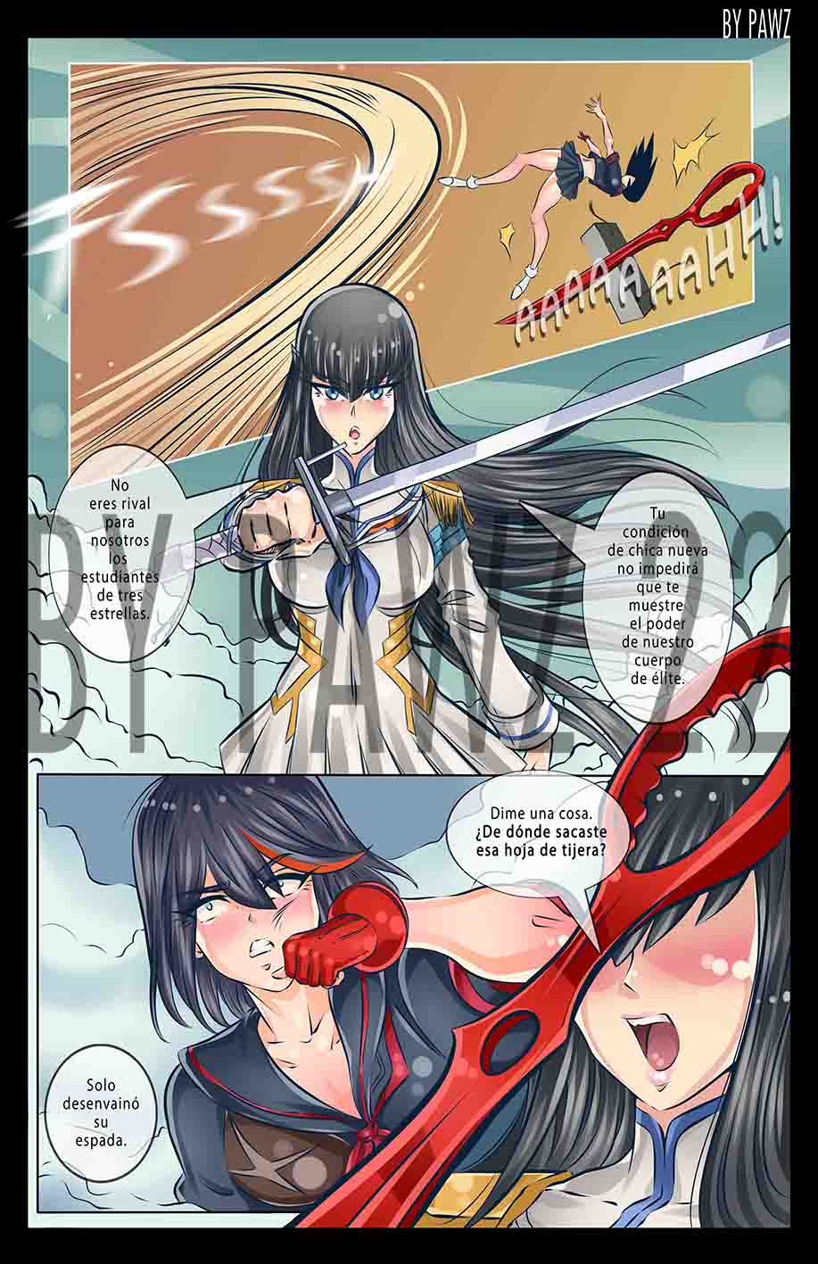 "La chica nueva" Kill la Kill doujinshi 5eme image