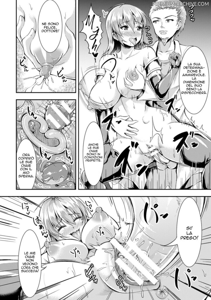 [runa] Ransou Shigeki Houkyou Clinic | Clinica per L' Aumento del Seno con Stimolazione Ovarica (2D Comic Magazine Ransoukan de Monzetsu Hairan Acme! Vol. 2) [Italian] [Digital] numero di immagine  18