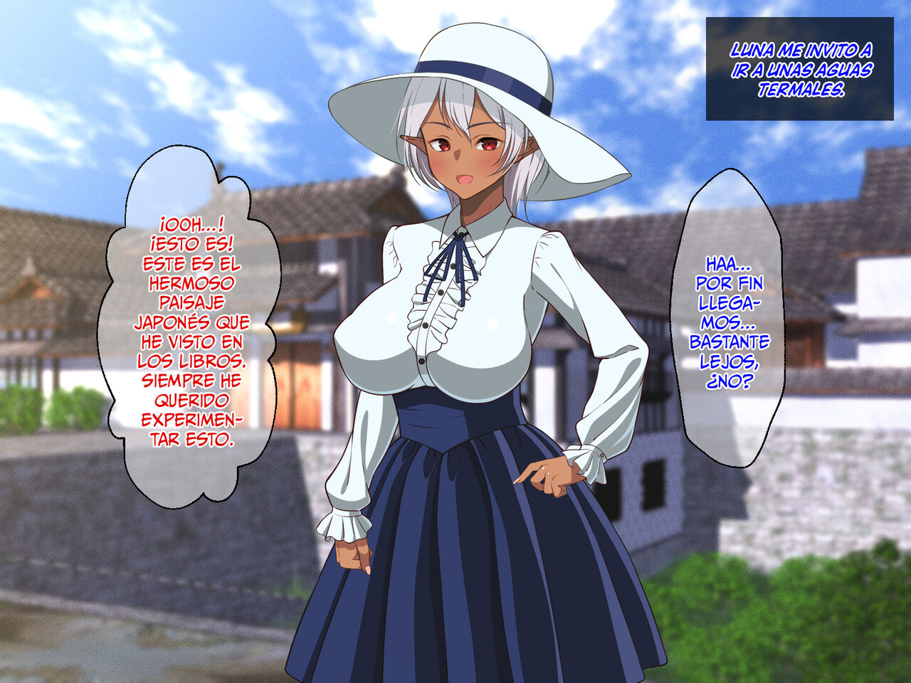 ¡La Estudiante Transferida Es Una Elfa Oscura De Piel Morena Con Enormes Tetas! 132eme image