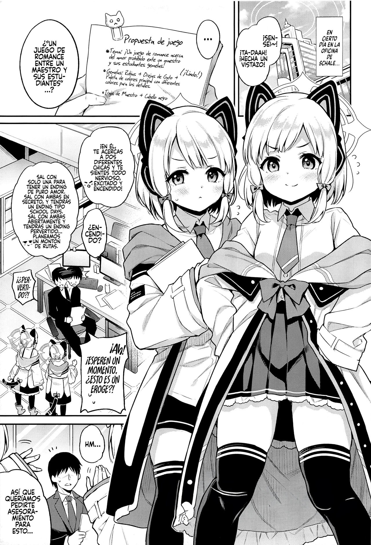 (C102) [K+W (sasachinn)] Sensei Koryaku Game (Blue Archive) [Spanish] [Rakuen Translations] numero di immagine  4