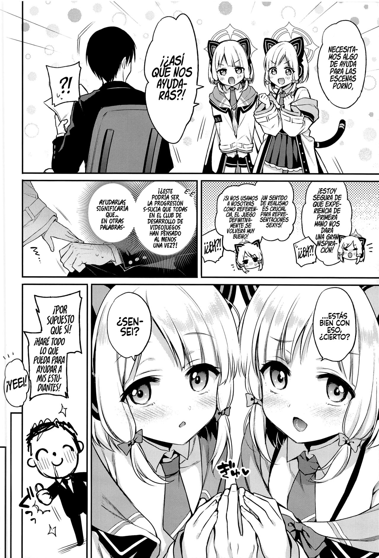 (C102) [K+W (sasachinn)] Sensei Koryaku Game (Blue Archive) [Spanish] [Rakuen Translations] numero di immagine  5