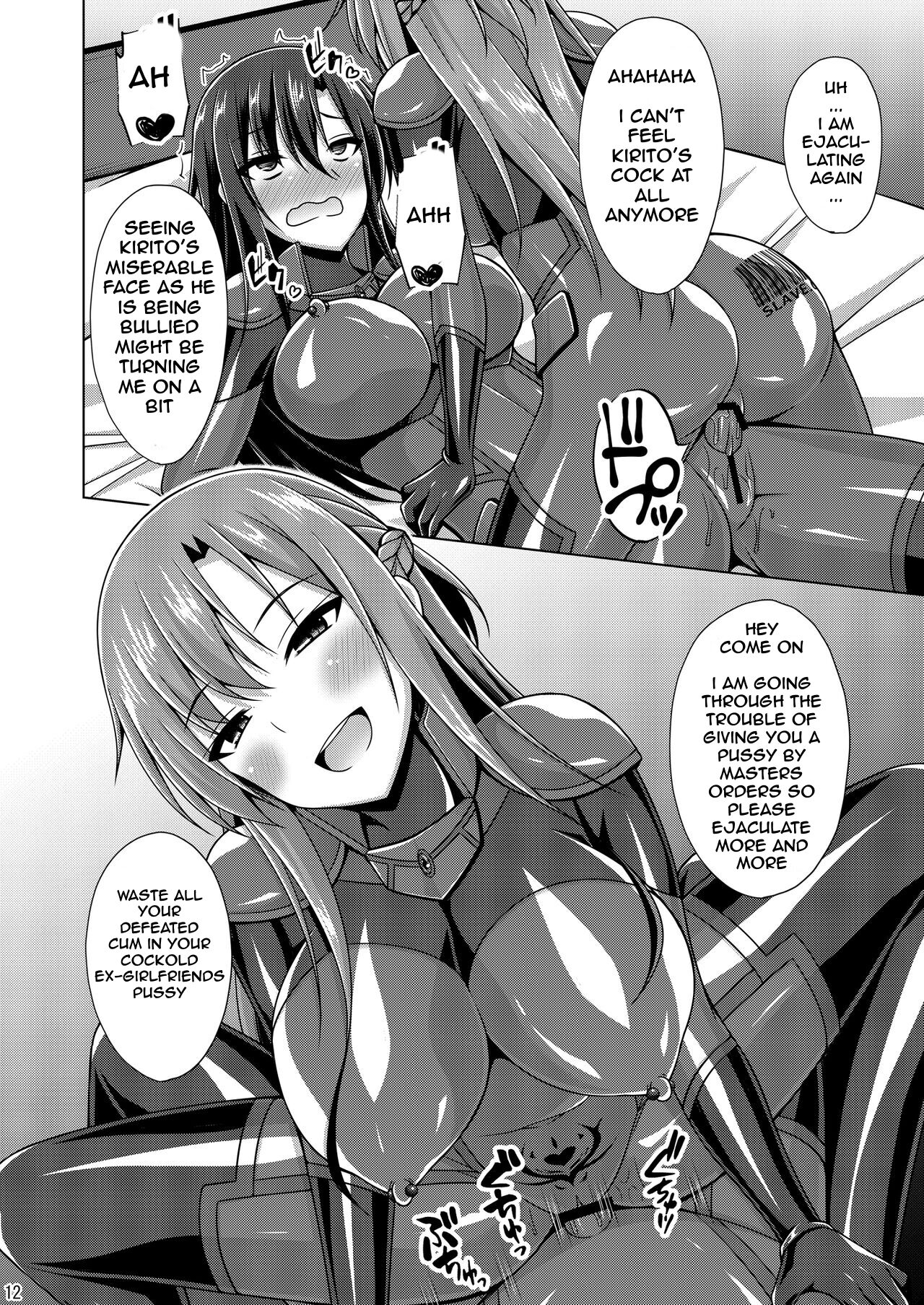 (C102) [Imitation Moon (Narumi Yuu)] Kuro no Kenshito Yobareta Ore wa mou nai... IFEND (Sword Art Online) (English MTL) image number 11