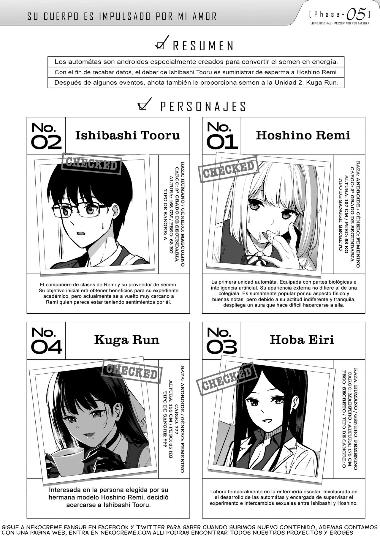 [Do well !!! (Tatsuka)] Kanojo wa Boku no Taieki de Ugoiteiru Phase. 05 | Ella se Mueve con mis Fluidos Corporales Fase. 05 [Spanish] [NekoCreme] [Digital] Bildnummer 4