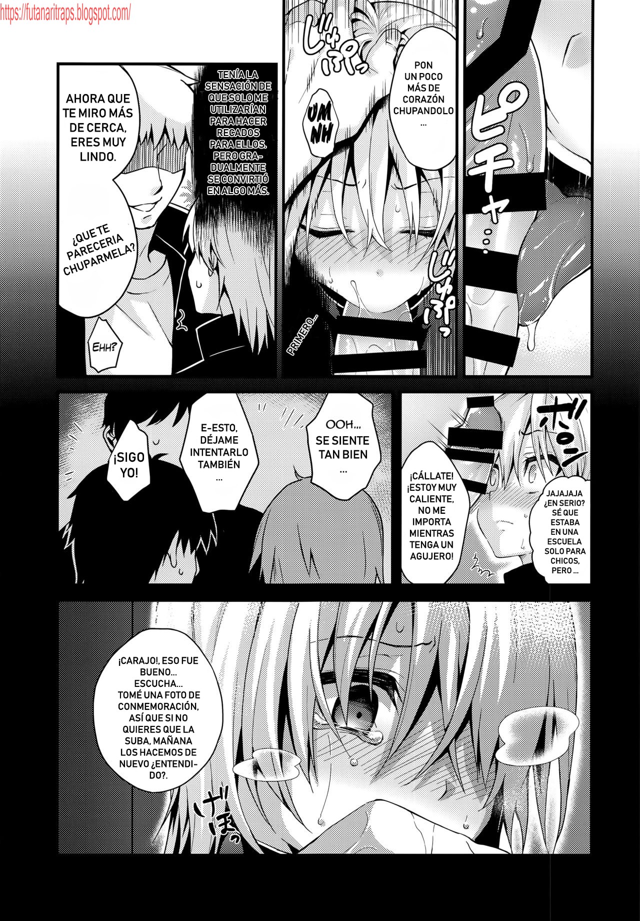 (C91) [Onsoku Ebifly (Lew)] Ijimerare Danshi [Spanish] [Bananare22] изображение № 8