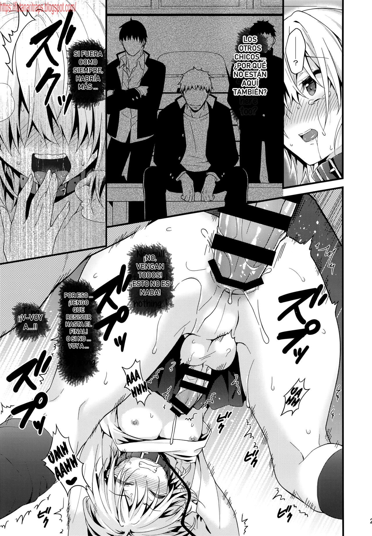 (C91) [Onsoku Ebifly (Lew)] Ijimerare Danshi [Spanish] [Bananare22] изображение № 20