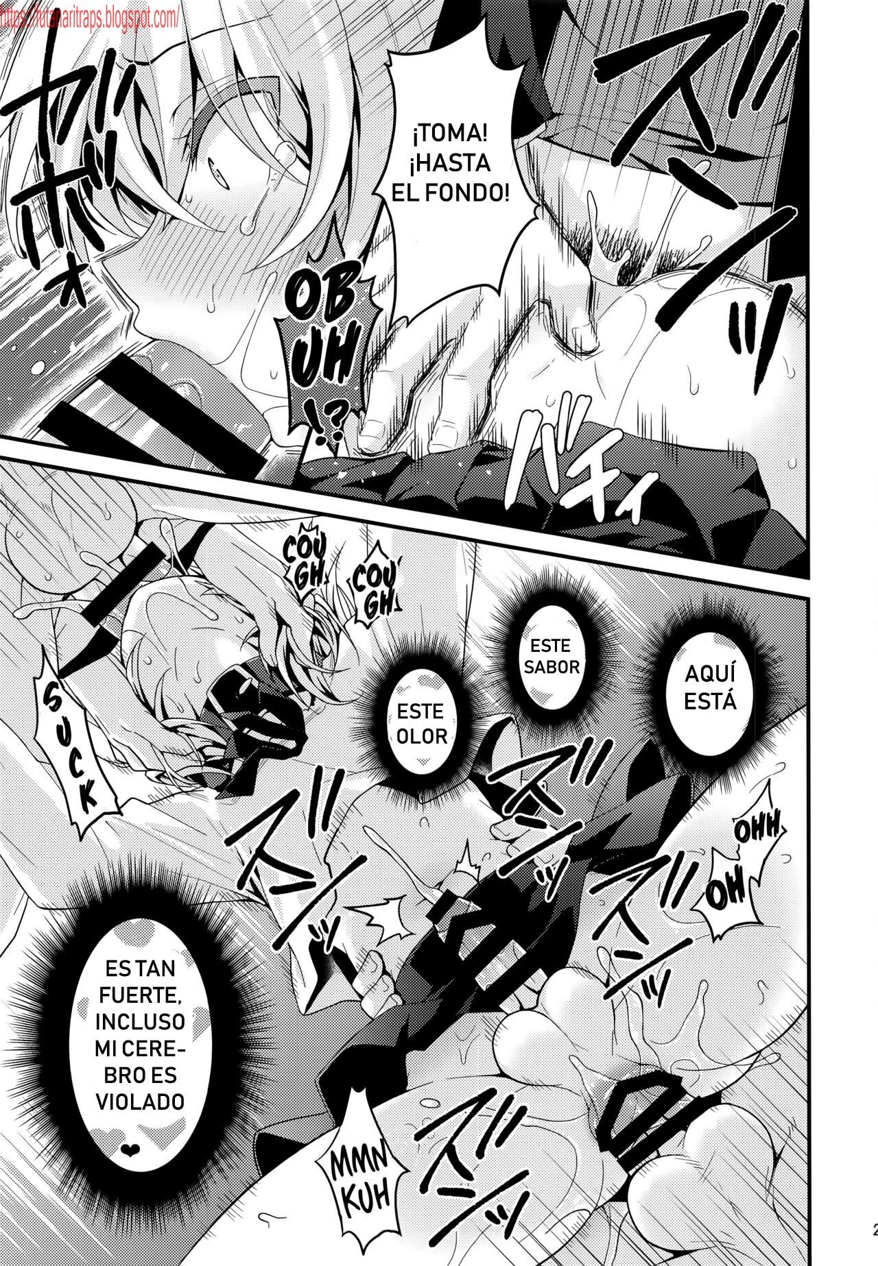 (C91) [Onsoku Ebifly (Lew)] Ijimerare Danshi [Spanish] [Bananare22] изображение № 22