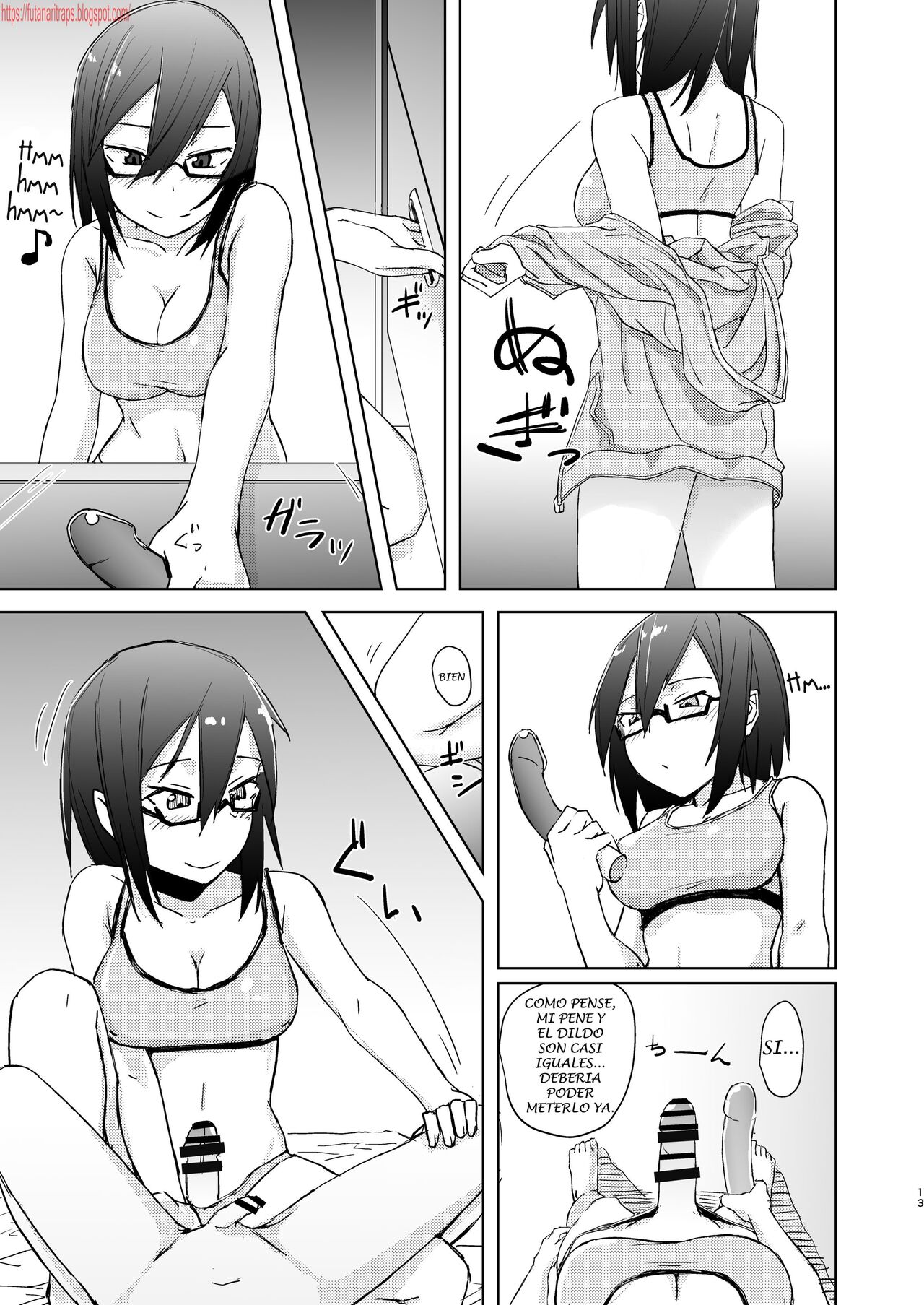 [Anegaoka Sanchoume (Okyuuri)] Shounen to Futanari to Shitto [Spanish] [Bananare22] [Digital] 画像番号 12