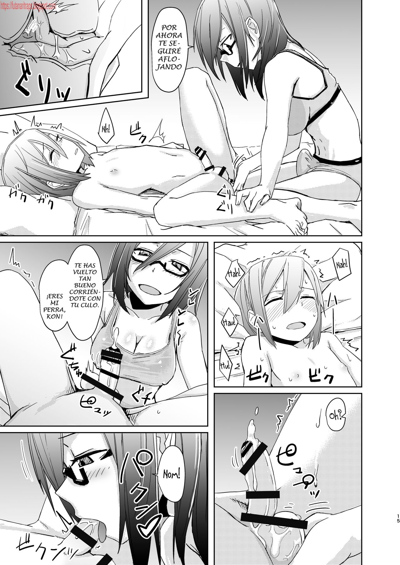 [Anegaoka Sanchoume (Okyuuri)] Shounen to Futanari to Shitto [Spanish] [Bananare22] [Digital] 画像番号 14