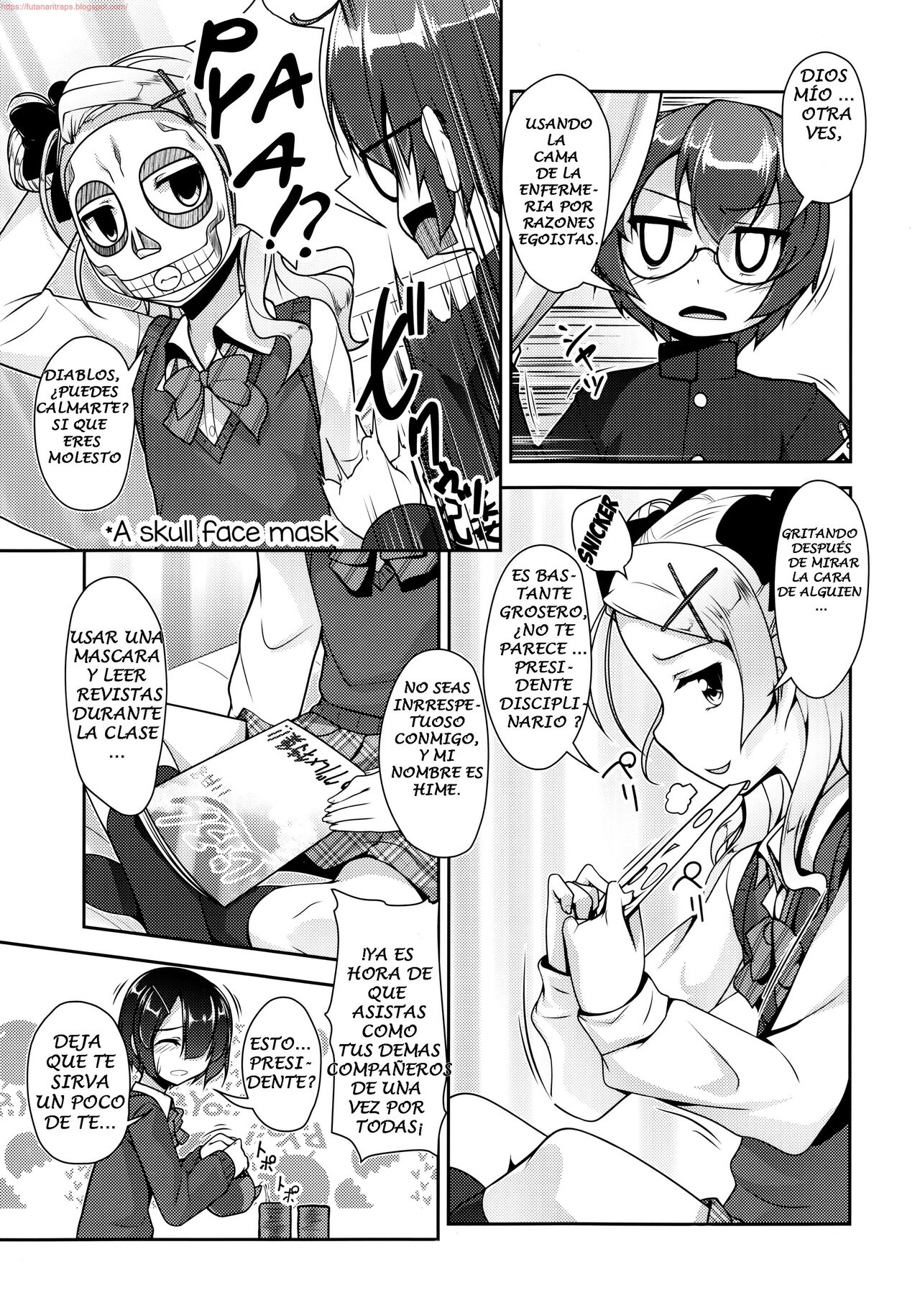 (C89) [High-Spirit (Aogiri Penta)] Hokenshitsu no JK-san 3 [Spanish] [Bananare22] image number 6