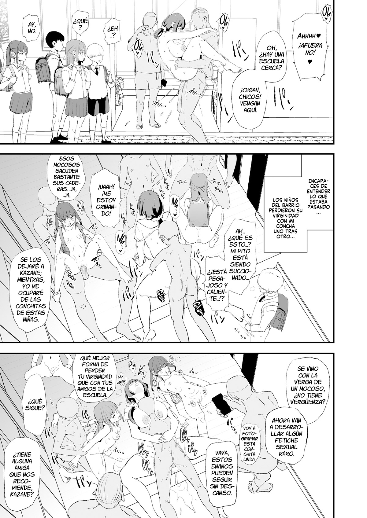 [Yami ni Ugomeku (Dokurosan)] Musume no Tsugi wa Mama Onaho - Onaho Gasshuku #2 [Spanish] [Decensored] [Digital] numero di immagine  36