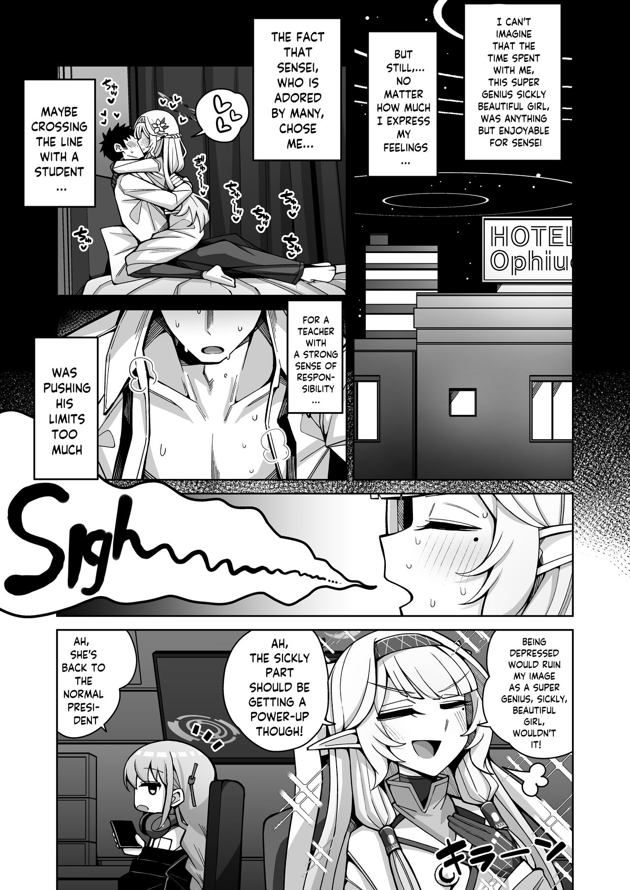 [Gaikotsu no Spare Rib (Kurohagane)] Zenchi, Arui wa Zen Oroka. | Omniscience, or perhaps inscience. (Blue Archive) [English] [Digital] image number 14