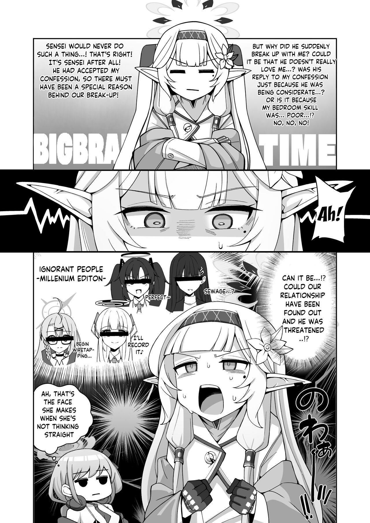 [Gaikotsu no Spare Rib (Kurohagane)] Zenchi, Arui wa Zen Oroka. | Omniscience, or perhaps inscience. (Blue Archive) [English] [Digital] image number 15