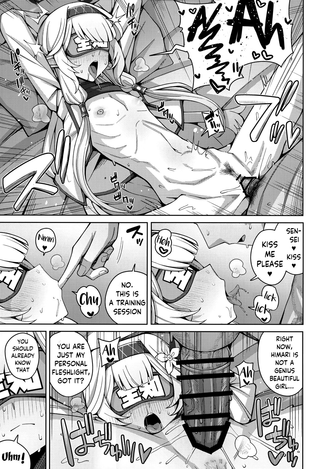 [Gaikotsu no Spare Rib (Kurohagane)] Zenchi, Arui wa Zen Oroka. | Omniscience, or perhaps inscience. (Blue Archive) [English] [Digital] image number 35