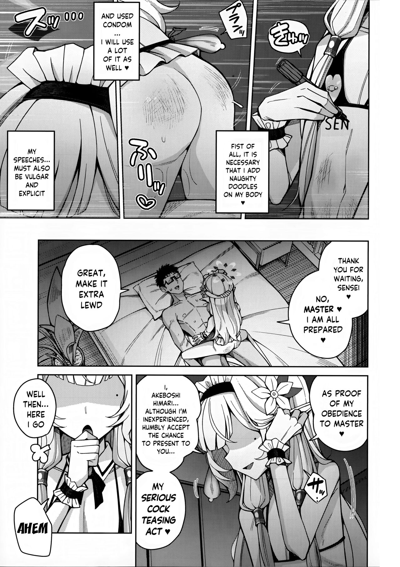 [Gaikotsu no Spare Rib (Kurohagane)] Zenchi, Arui wa Zen Oroka. | Omniscience, or perhaps inscience. (Blue Archive) [English] [Digital] image number 85