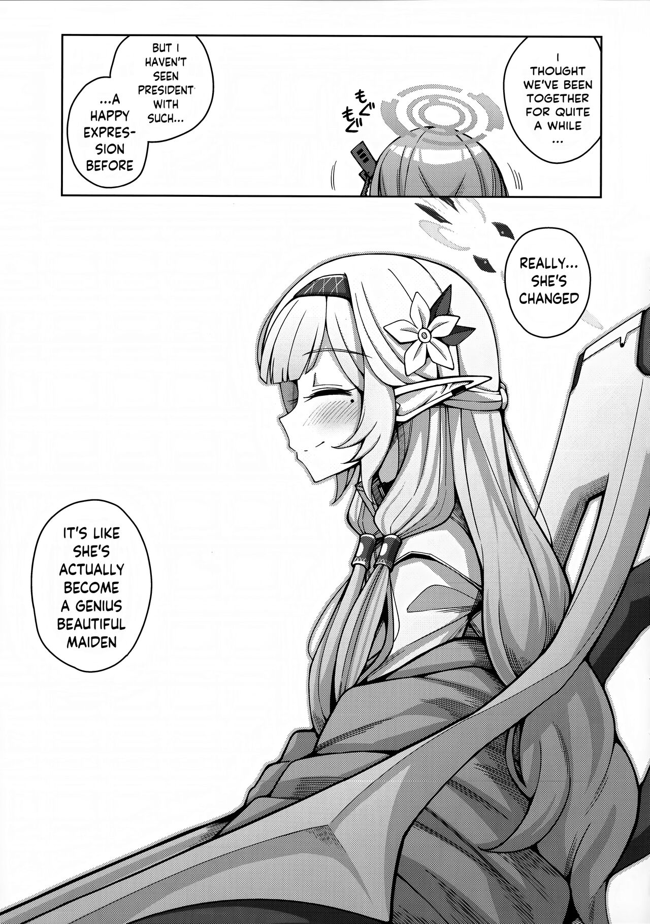 [Gaikotsu no Spare Rib (Kurohagane)] Zenchi, Arui wa Zen Oroka. | Omniscience, or perhaps inscience. (Blue Archive) [English] [Digital] image number 99