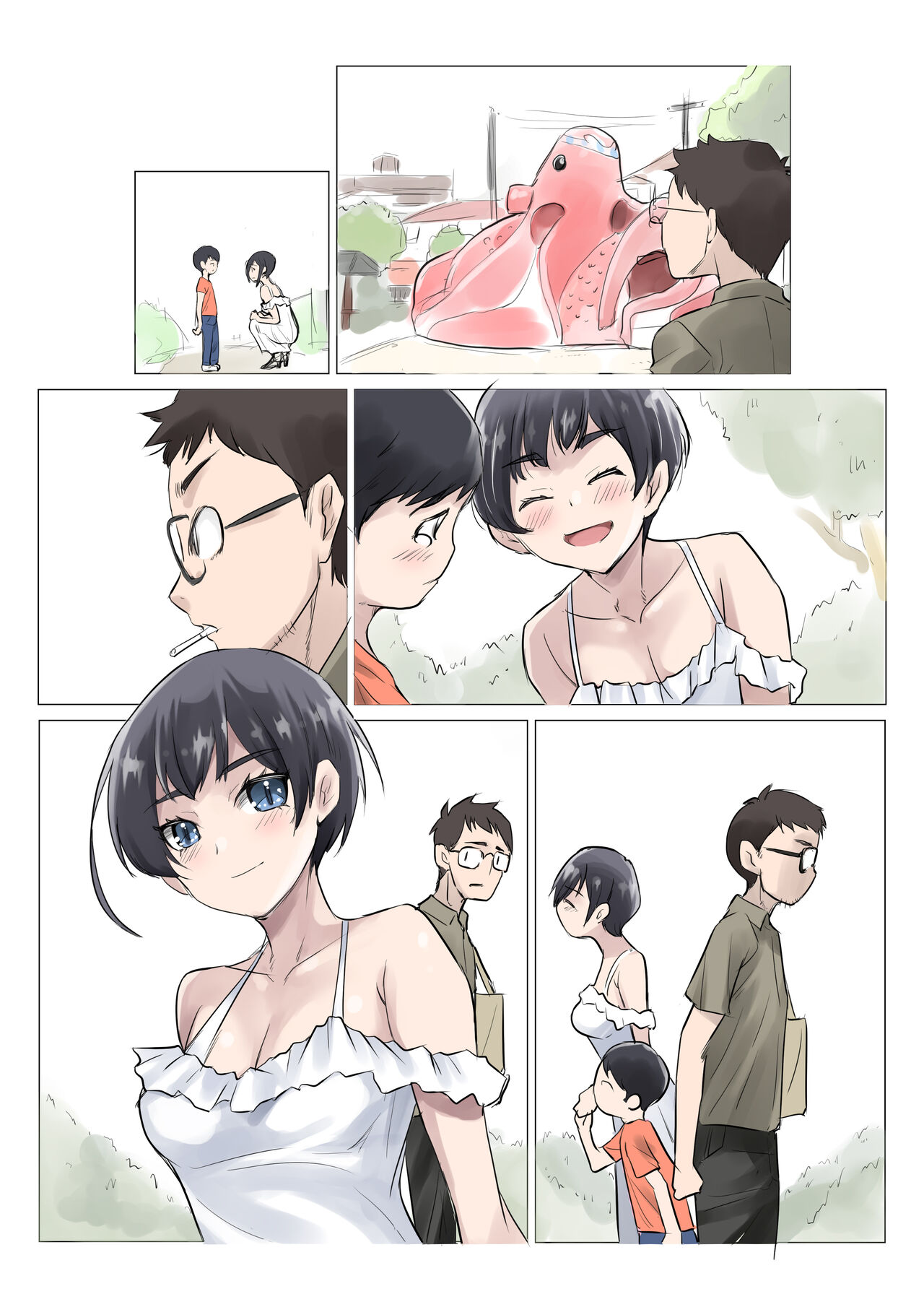 [アトリエTODO]  スクール水着とポロシャツを着た・・・思い出の先輩 图片编号 38