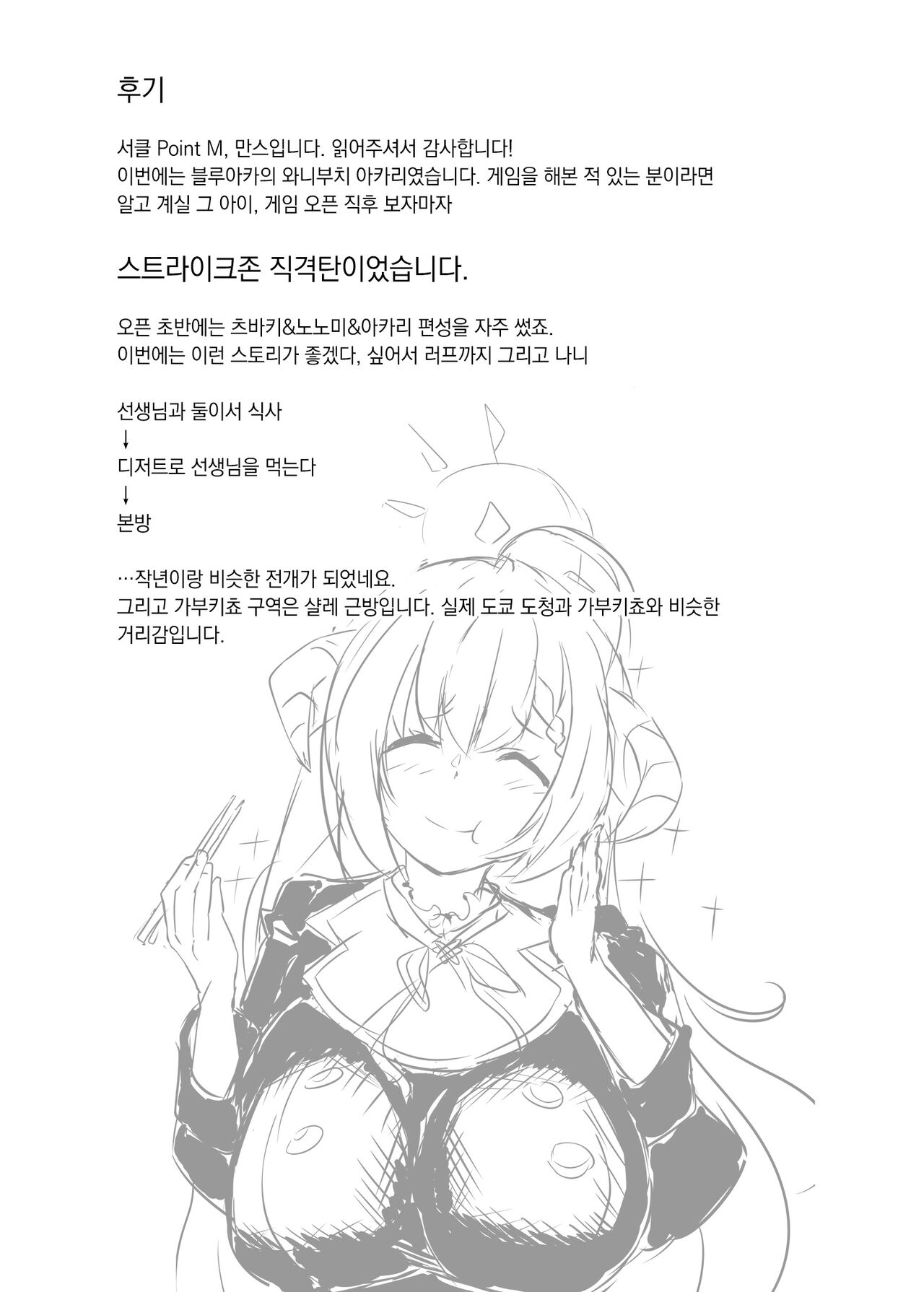 [Point M (Mance)] Zenkoutei Seito. Wanibuchi Gohoubi Time | 완전 긍정 학생. 와니부치 포상 타임 (Blue Archive) [Korean] [Digital] numero di immagine  20