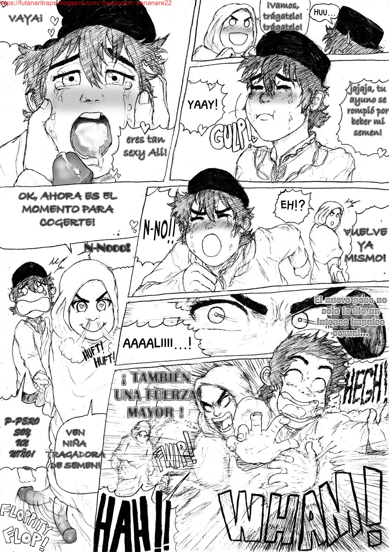 [Grilled Kambing] Kartun Islami: Sebuah hentai futanari pegging  [Spanish] [Bananare22] 画像番号 8