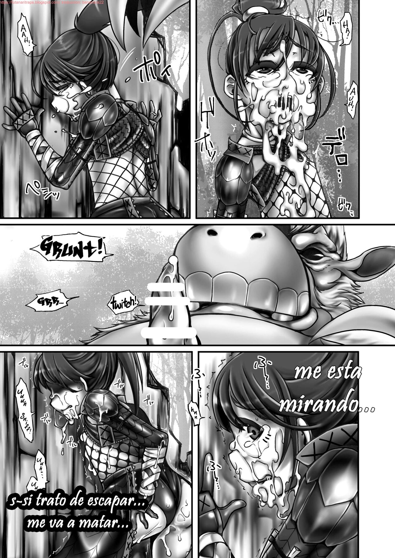 (COMIC1☆8) [dameningen+ (RIR)] Kinkue! Hatsujou Kemonotachi wo Kare! (Monster Hunter) [Spanish] [Bananare22] 图片编号 16