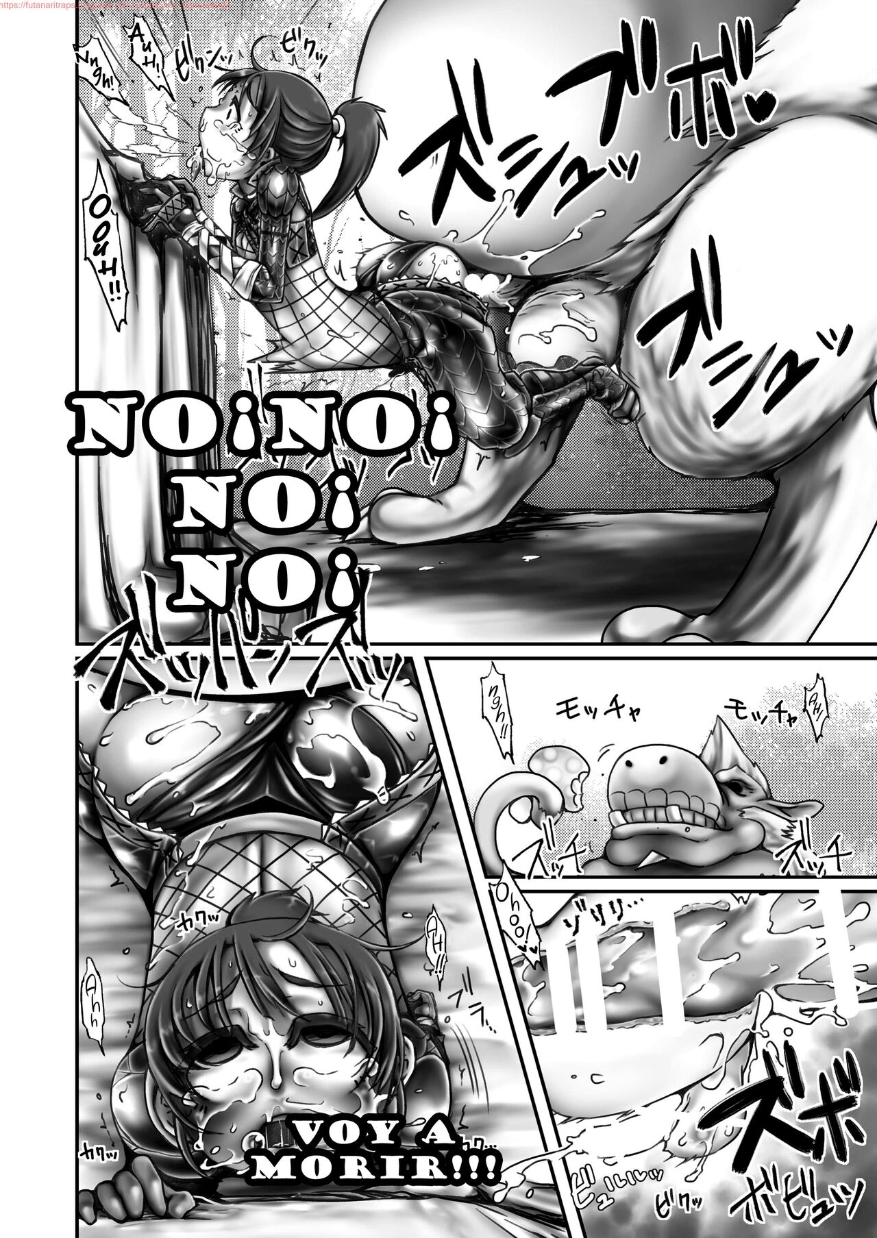 (COMIC1☆8) [dameningen+ (RIR)] Kinkue! Hatsujou Kemonotachi wo Kare! (Monster Hunter) [Spanish] [Bananare22] 图片编号 19