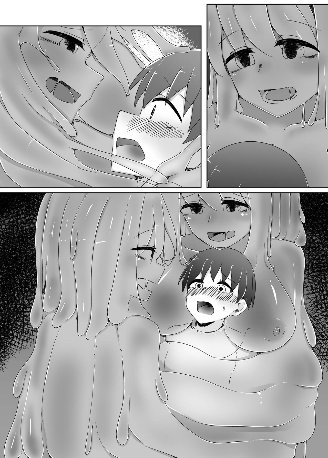 [Koyumean (Kazakami Sudare)] Kowagari na Shota-kun ga Kozukuri shitai H na Slime ni Tamago no Naedoko Rape Sareru Hanashi | Scaredy-Cat Shota Gets Filled Up With A Slime Girl's Eggs ~Seedbed Violation~ [English] [Translatoranon] 22eme image