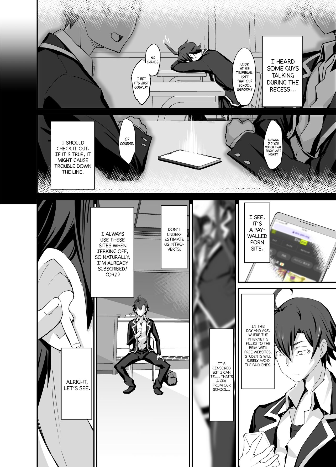 [Miyanchi (Miyagoe Yoshitsuki)] Douse Ore no Seishun Love Come wa DT de Owatteiru. | My Youth Romantic Comedy is Over and I'm Still a Virgin. (Yahari Ore no Seishun Love Come wa Machigatteiru.) [English] [Kinsei Translations] [Decensored] [Digital] numero di immagine  4