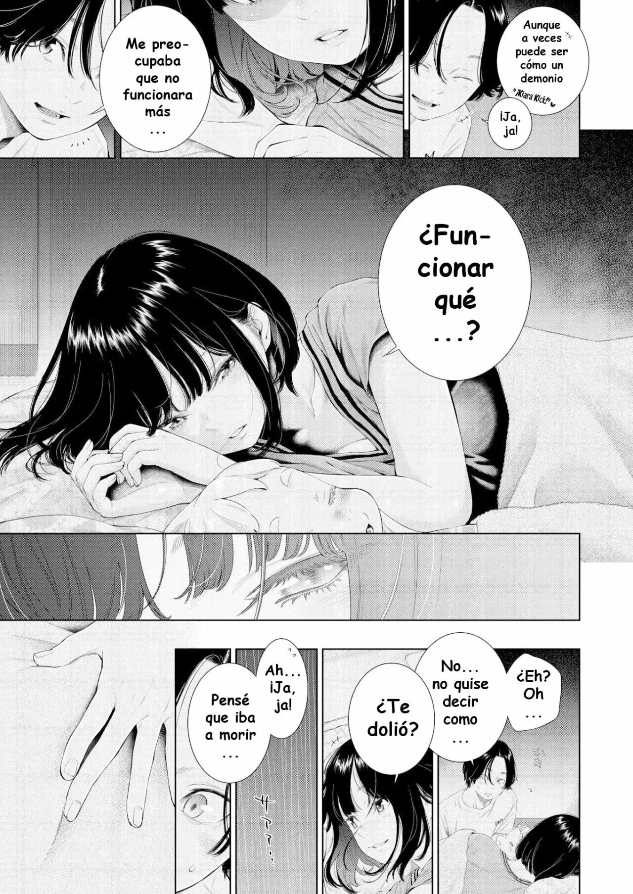 [Key] Rokugatsu no Ame no Yoru ni  - En una noche lluviosa de junio (COMIC Kairakuten 2021-12) [spanish] изображение № 13