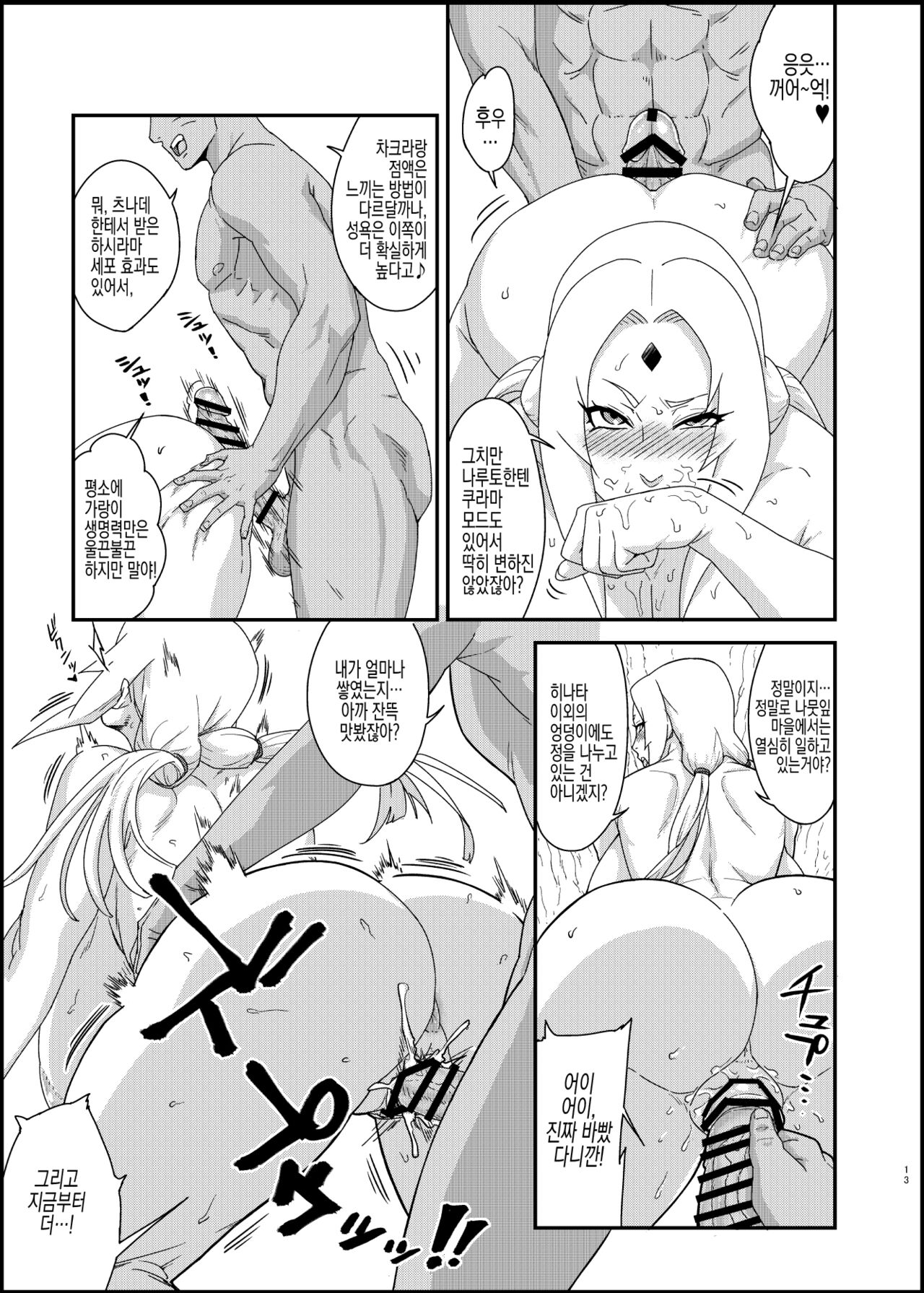 [Aroma Gaeru (Numahana)] Jukumitsuki Intouden 3・Ge | 숙밀공주 음탕전3・下 (Naruto) [Korean] [실루엣21] [Digital] 이미지 번호 12